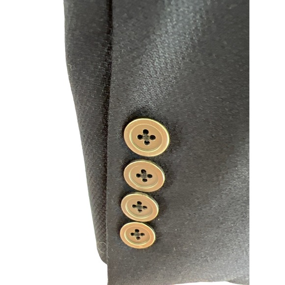 Hart Schaffer‎ Marx gold trumpeter blue blazer 46L, made in US luxury - Picture 7 of 11